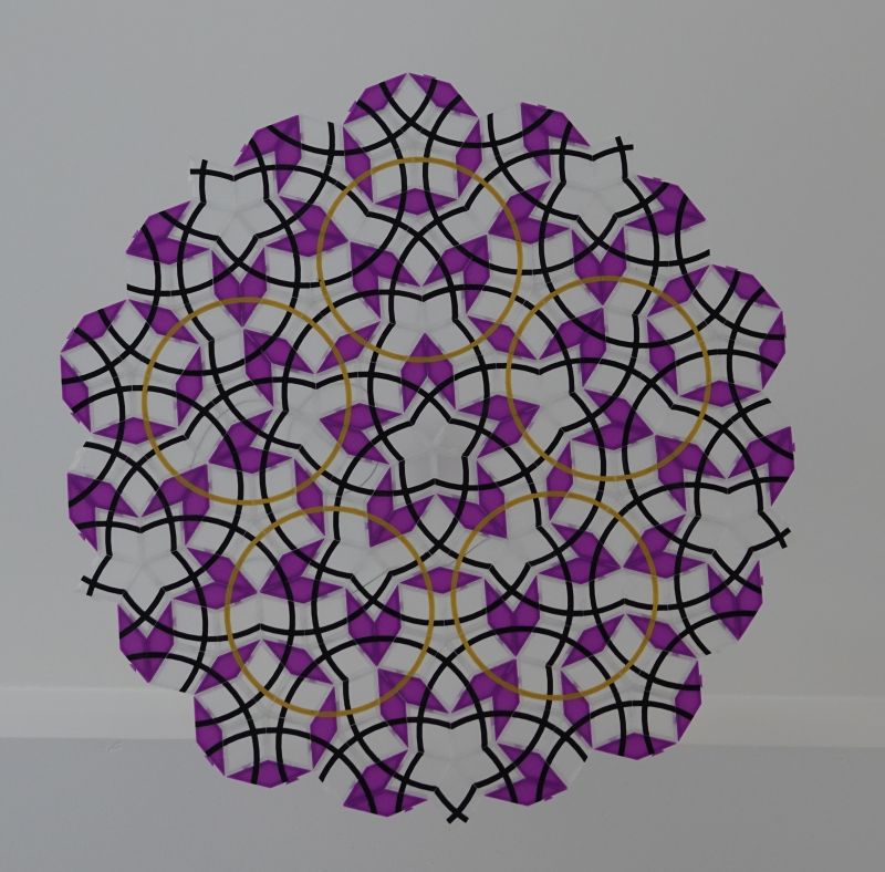 Viewing 3d-printing→lamps→penrose-ceiling-lamp-shade→penrose-tiling-lamp-off