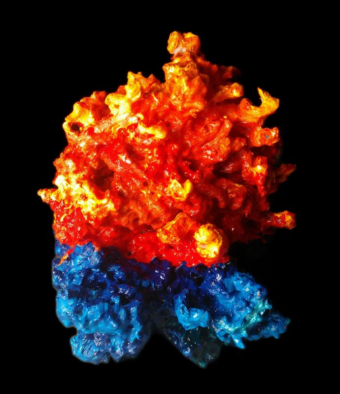 Viewing 3d-printing→miniatures→rabbit-80s-ribosome→rabbit-80s-ribosome-painted-1