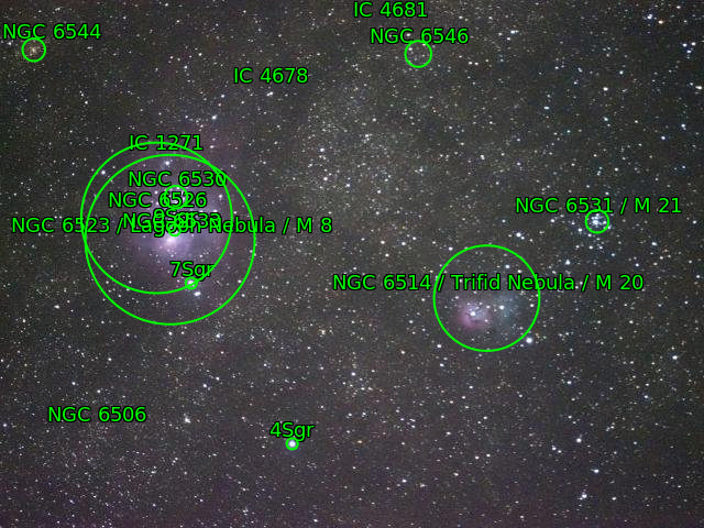 annotated photograph